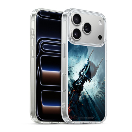 The Dark Knight Key Art Batman Batpod Soft Gel Case for Apple iPhone 17 Pro