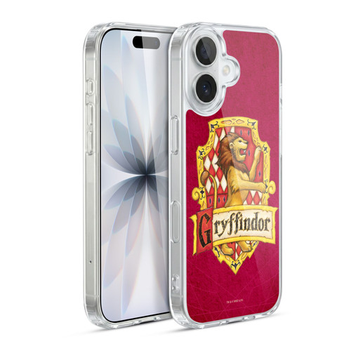 Harry Potter Sorcerer's Stone I Gryffindor Crest Soft Gel Case for Apple iPhone 17