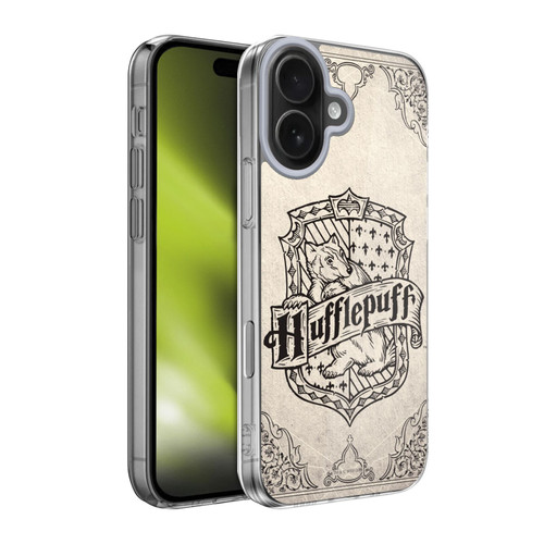 Harry Potter Sorcerer's Stone I Hufflepuff Parchment Soft Gel Case for Apple iPhone 17