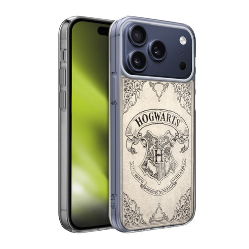 Harry Potter Sorcerer's Stone I Hogwarts Parchment Soft Gel Case for Apple iPhone 17 Pro Max