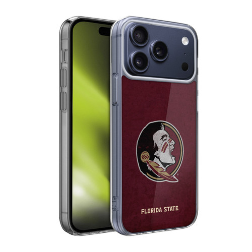 Florida State University FSU Florida State University Distressed Soft Gel Case for Apple iPhone 17 Pro Max Florida State University FSU Florida State University Distressed Soft Gel Case for Apple iPhone 17 Pro Max
