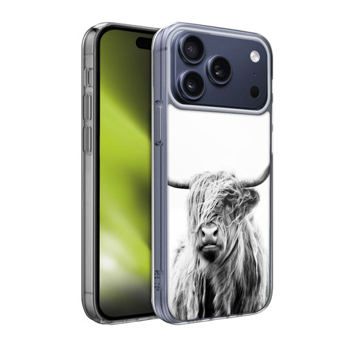 Dorit Fuhg Travel Stories Portrait of a Highland Cow Soft Gel Case for Apple iPhone 17 Pro Max