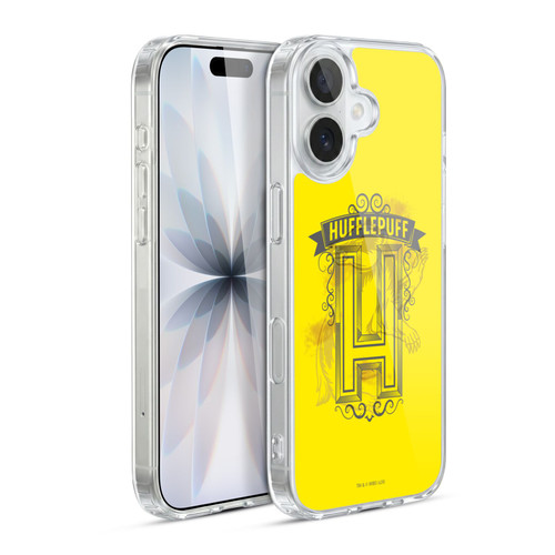 Harry Potter Deathly Hallows XVIII Hufflepuff 2 Soft Gel Case for Apple iPhone 17