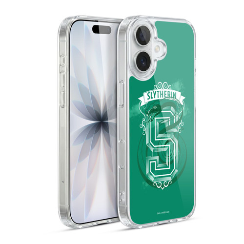 Harry Potter Deathly Hallows XVIII Slytherin 2 Soft Gel Case for Apple iPhone 17