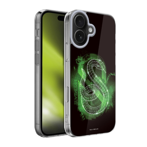 Harry Potter Deathly Hallows XVIII Slytherin Soft Gel Case for Apple iPhone 17