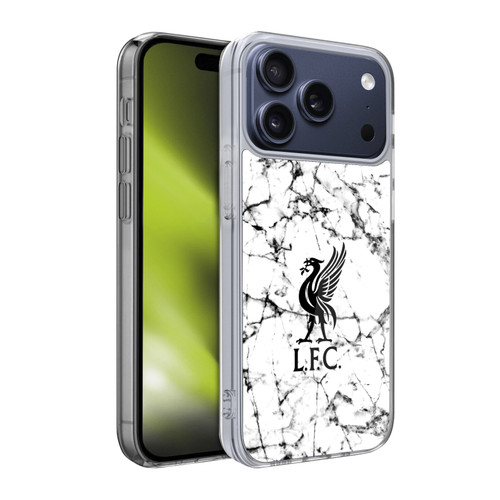 Liverpool Football Club Marble Black Liver Bird Soft Gel Case for Apple iPhone 17 Pro Liverpool Football Club Marble Black Liver Bird Soft Gel Case for Apple iPhone 17 Pro