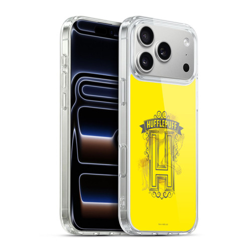 Harry Potter Deathly Hallows XVIII Hufflepuff 2 Soft Gel Case for Apple iPhone 17 Pro Max