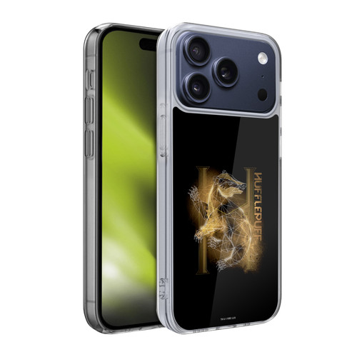 Harry Potter Deathly Hallows XVIII Hufflepuff Soft Gel Case for Apple iPhone 17 Pro