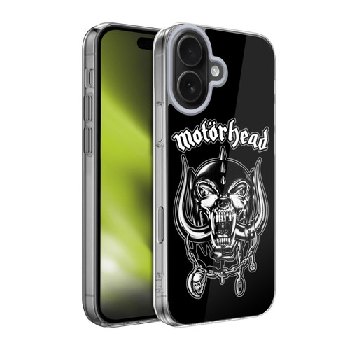 Motorhead Graphics Silver War Pig Soft Gel Case for Apple iPhone 17