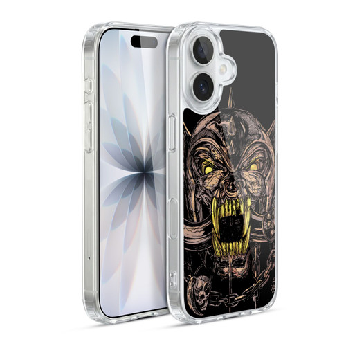 Motorhead Graphics Snaggletooth Soft Gel Case for Apple iPhone 17