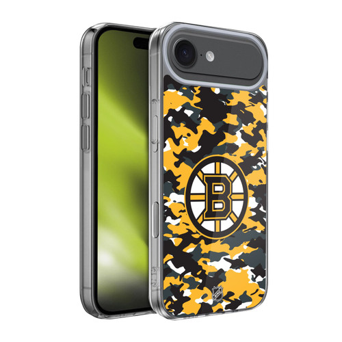 NHL Boston Bruins Camouflage Soft Gel Case for Apple iPhone 17 Air