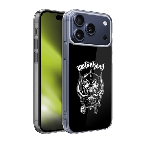 Motorhead Graphics Silver War Pig Soft Gel Case for Apple iPhone 17 Pro Max