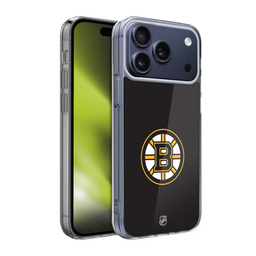 NHL Boston Bruins Plain Soft Gel Case for Apple iPhone 17 Pro Max