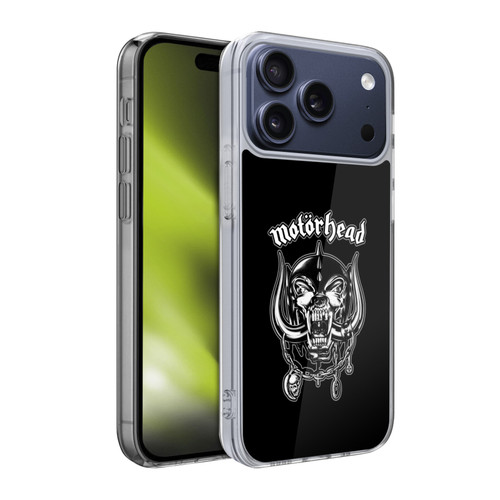 Motorhead Graphics Silver War Pig Soft Gel Case for Apple iPhone 17 Pro