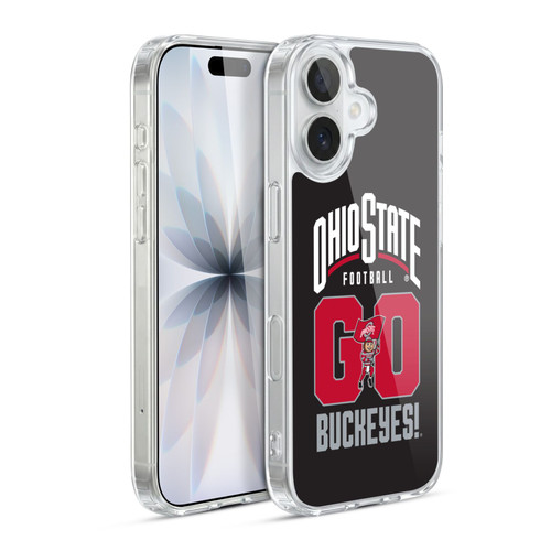 Ohio State University Football Graphics Go Buckeyes Soft Gel Case for Apple iPhone 17