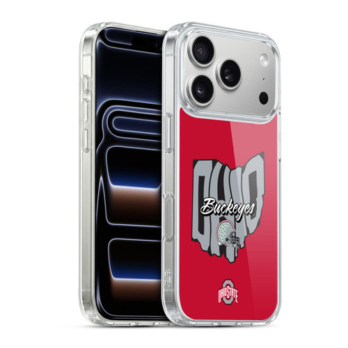 Ohio State University Football Graphics Map Soft Gel Case for Apple iPhone 17 Pro