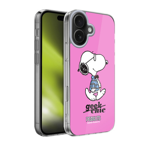 Peanuts The Many Faces Of Snoopy Joe Preppy Soft Gel Case for Apple iPhone 17