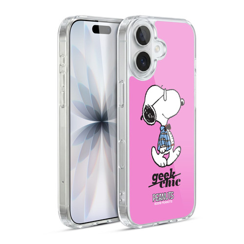 Peanuts The Many Faces Of Snoopy Joe Preppy Soft Gel Case for Apple iPhone 17