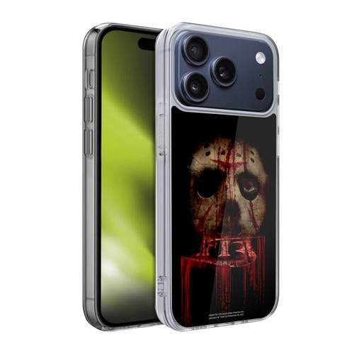Friday the 13th 2009 Graphics Jason Voorhees Soft Gel Case for Apple iPhone 17 Pro Friday the 13th 2009 Graphics Jason Voorhees Soft Gel Case for Apple iPhone 17 Pro