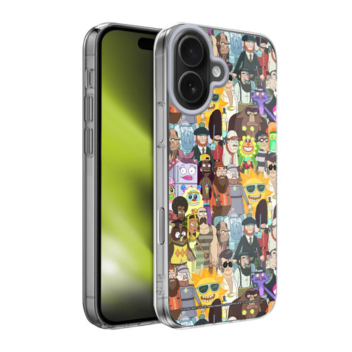 Rick And Morty Season 3 Graphics Parasite Soft Gel Case for Apple iPhone 17