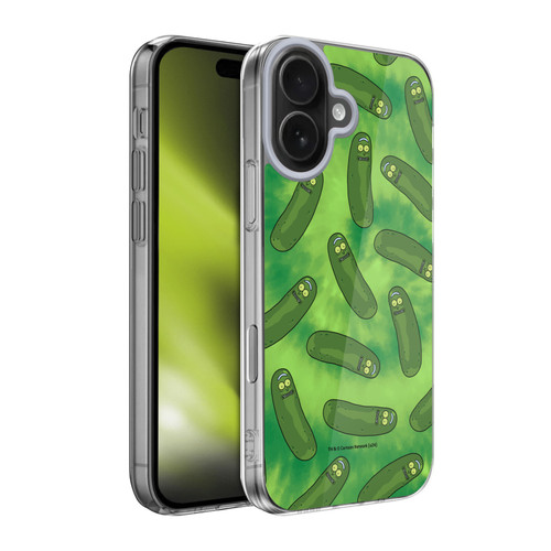 Rick And Morty Season 3 Graphics Pickle Rick Pattern Soft Gel Case for Apple iPhone 17