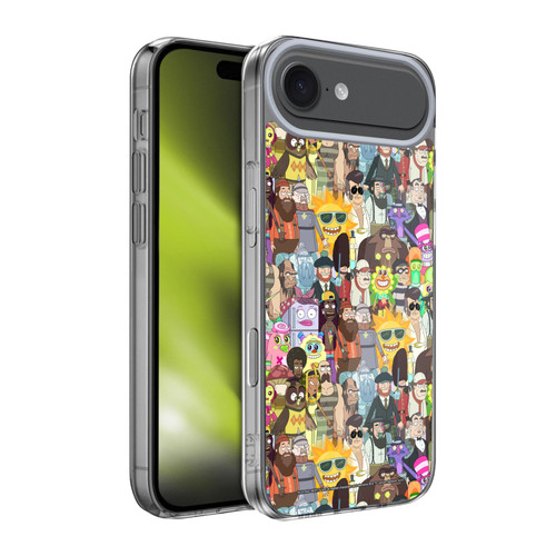 Rick And Morty Season 3 Graphics Parasite Soft Gel Case for Apple iPhone 17 Air
