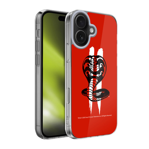 Cobra Kai Graphics Season 2 Logo Soft Gel Case for Apple iPhone 17
