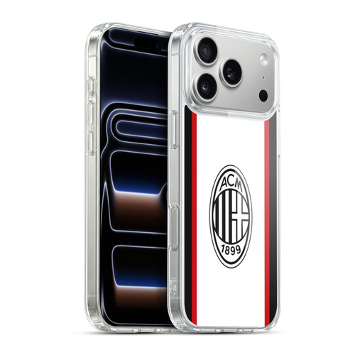 AC Milan 2024/25 Crest Kit Away Soft Gel Case for Apple iPhone 17 Pro Max