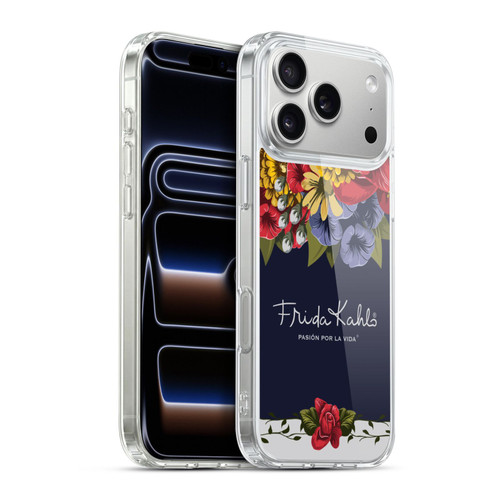Frida Kahlo Red Florals Blooms Soft Gel Case for Apple iPhone 17 Pro Max