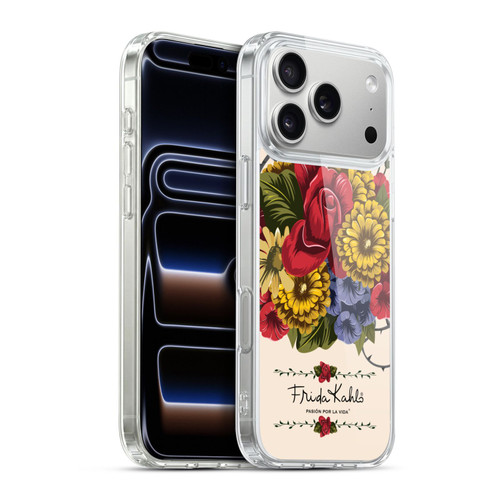 Frida Kahlo Red Florals Vine Soft Gel Case for Apple iPhone 17 Pro Max