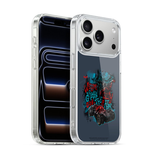 Batman Arkham Knight Graphics Welcome To Gotham Soft Gel Case for Apple iPhone 17 Pro