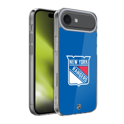 NHL New York Rangers Plain Soft Gel Case for Apple iPhone 17 Air