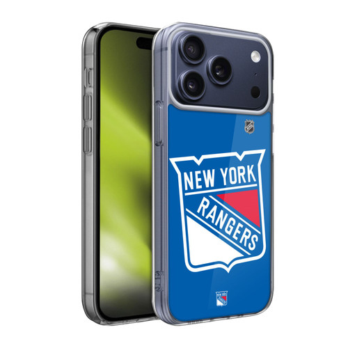 NHL New York Rangers Oversized Soft Gel Case for Apple iPhone 17 Pro Max