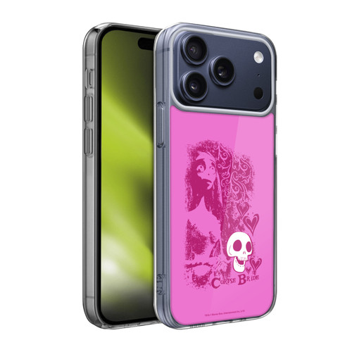 Corpse Bride Key Art Pink Distressed Look Soft Gel Case for Apple iPhone 17 Pro Max