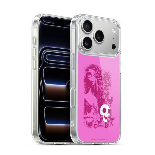 Corpse Bride Key Art Pink Distressed Look Soft Gel Case for Apple iPhone 17 Pro