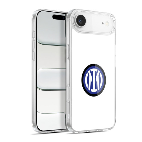Fc Internazionale Milano Badge Logo On White Soft Gel Case for Apple iPhone 17 Air
