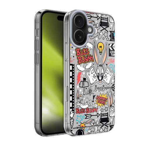 Looney Tunes Graphics and Characters Bugs Bunny Soft Gel Case for Apple iPhone 17