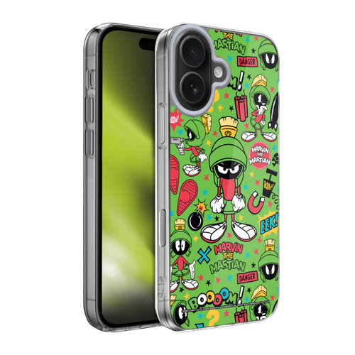 Looney Tunes Graphics and Characters Marvin The Martian Soft Gel Case for Apple iPhone 17