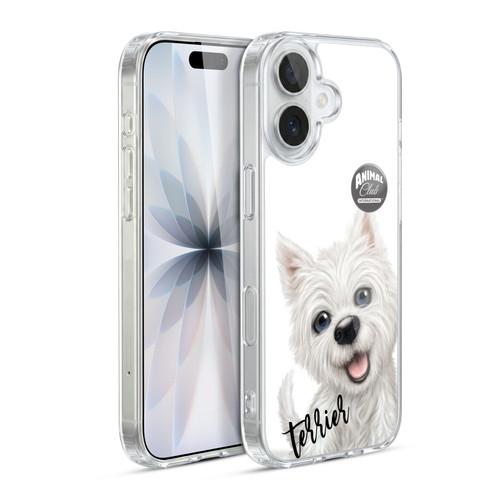 Animal Club International Faces Terrier Soft Gel Case for Apple iPhone 17