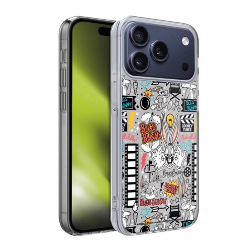 Looney Tunes Graphics and Characters Bugs Bunny Soft Gel Case for Apple iPhone 17 Pro