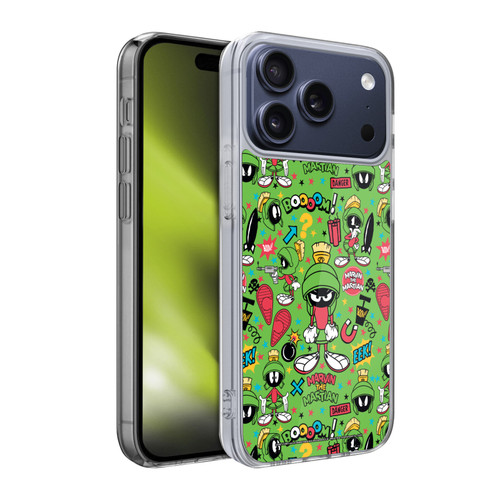 Looney Tunes Graphics and Characters Marvin The Martian Soft Gel Case for Apple iPhone 17 Pro