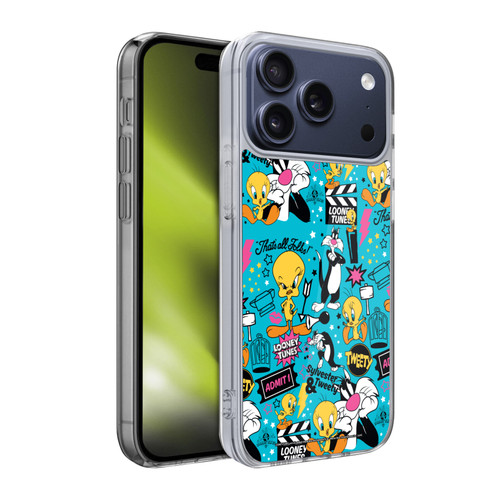 Looney Tunes Graphics and Characters Tweety And Sylvester Soft Gel Case for Apple iPhone 17 Pro