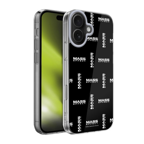 EA Bioware Mass Effect Graphics Logo Pattern Soft Gel Case for Apple iPhone 17