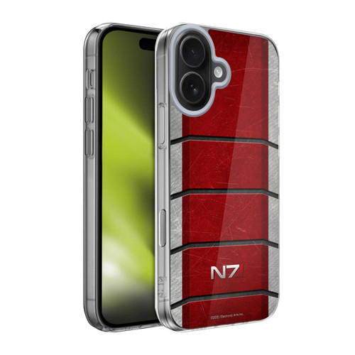 EA Bioware Mass Effect Graphics N7 Logo Armor Soft Gel Case for Apple iPhone 17