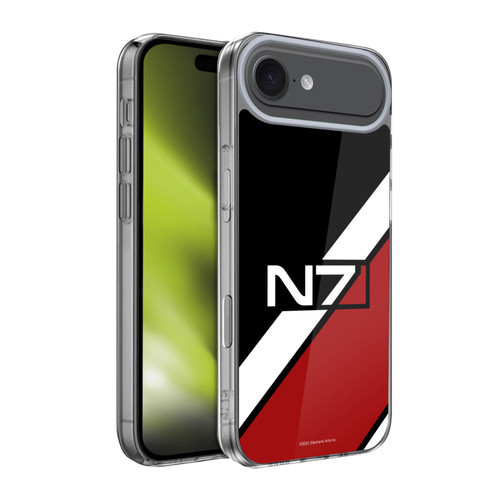 EA Bioware Mass Effect Graphics N7 Logo Stripes Soft Gel Case for Apple iPhone 17 Air