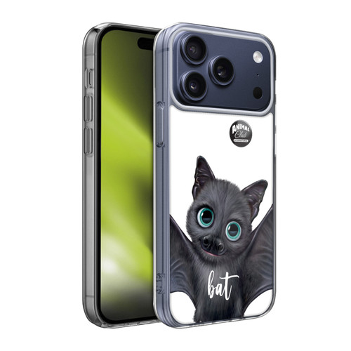 Animal Club International Faces Bat Soft Gel Case for Apple iPhone 17 Pro Max