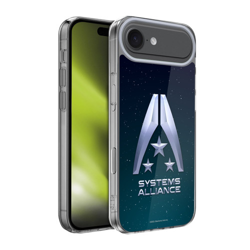 EA Bioware Mass Effect Graphics Systems Alliance Logo Soft Gel Case for Apple iPhone 17 Air