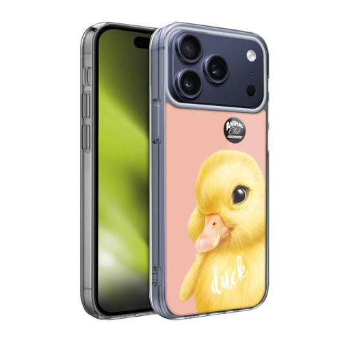 Animal Club International Faces Duck Soft Gel Case for Apple iPhone 17 Pro Max Animal Club International Faces Duck Soft Gel Case for Apple iPhone 17 Pro Max