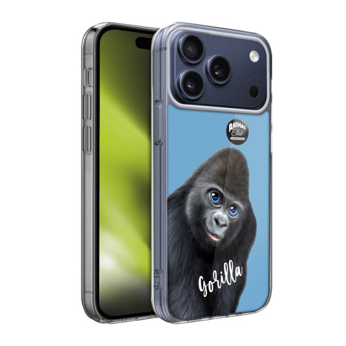 Animal Club International Faces Gorilla Soft Gel Case for Apple iPhone 17 Pro Max Animal Club International Faces Gorilla Soft Gel Case for Apple iPhone 17 Pro Max