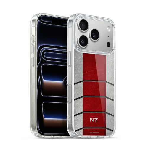 EA Bioware Mass Effect Graphics N7 Logo Armor Soft Gel Case for Apple iPhone 17 Pro